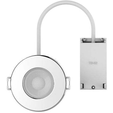 Silumen – Spot LED encastrable dimmable CCT 6W alu – Étanche IP65 pour salle de bain – Luminosité ajustable – Installation simple