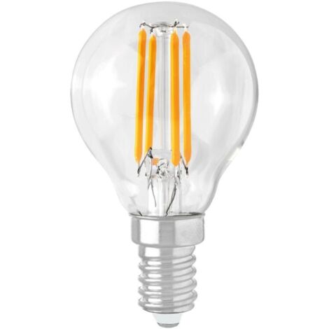 Ampoule LED E14 G45 4W Filament - Blanc Neutre 4000K - 5500K - SILAMP (1/2)