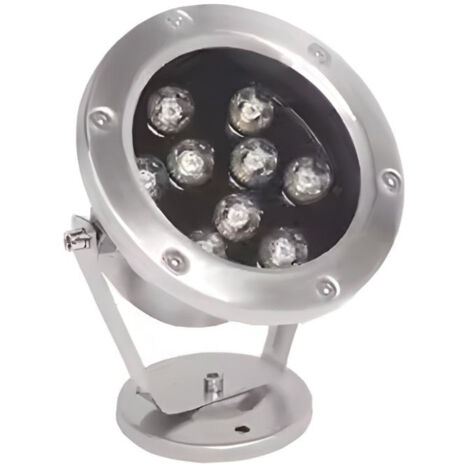 Spot Extérieur Orientable 12W IP68 DC24V - Blanc Neutre 4000K - 5500K - SILAMP (1/2)