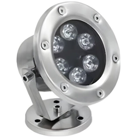 Spot Extérieur Orientable 6W IP68 DC24V - Blanc Neutre 4000K - 5500K - SILAMP (1/2)