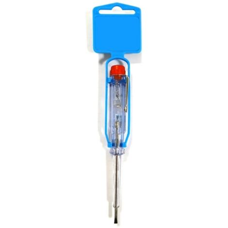 Tournevis Plat Testeur de Courant 14cm Transparent - SILAMP (1/2)