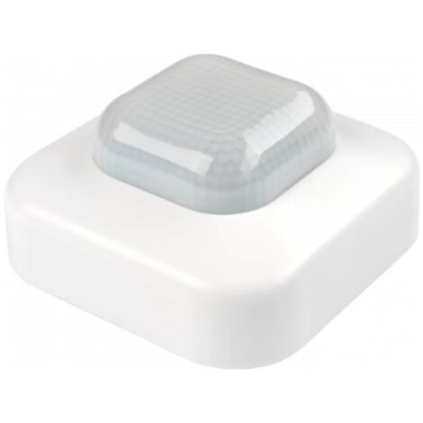 Détecteur de Mouvement Carré IP20 Blanc 20m 360° 220V - SILAMP (1/3)