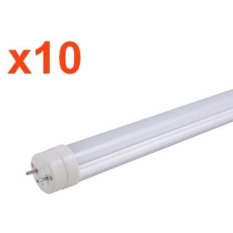 Tube Néon LED 150cm T8 24W (Pack de 10) - Blanc Chaud 2300K