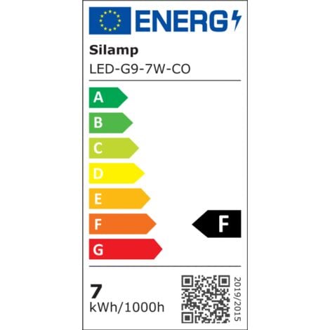 Ampoule LED G9 7W 220V 72LED 360° - Blanc Froid 6000K - 8000K - SILAMP
