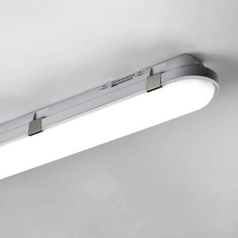 Réglette LED étanche 150cm 55W IP65 avec détecteur - Blanc Neutre 4000K - 5500K - SILAMP