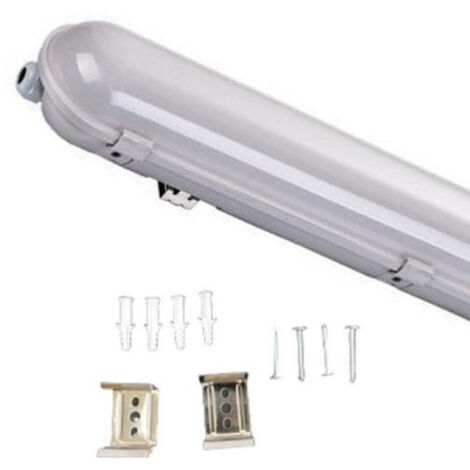 Réglette LED étanche 150cm 55W IP65 avec détecteur - Blanc Neutre 4000K - 5500K - SILAMP
