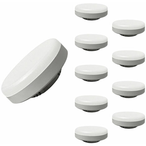 Pack de 10 - Ampoule LED GX53 7W - Blanc Chaud 2300K - 3500K - SILAMP (1/6)