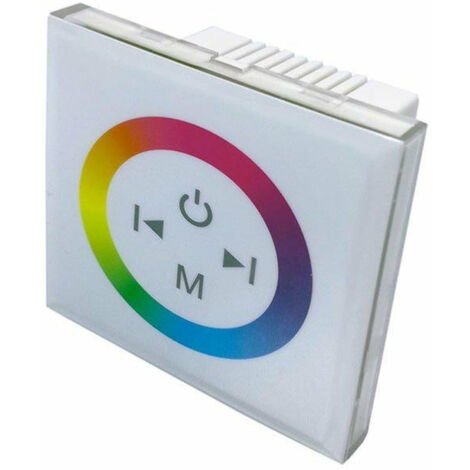 Variateur LED RGB Tactile Blanc 12V/24V - SILAMP