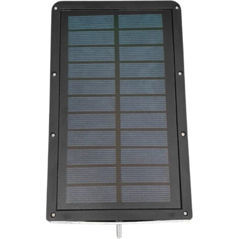 Applique Murale Solaire LED Noire 2.5W avec Détecteur de Mouveme