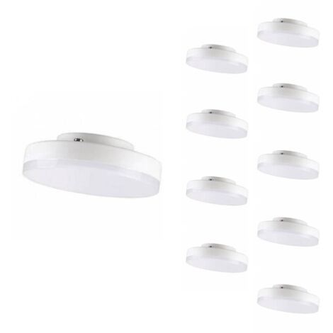Pack de 10 - Ampoule LED GX53 7W SLIM - Blanc Neutre 4000K - 5500K - SILAMP (1/2)