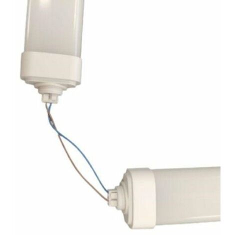 Réglette LED étanche 150cm 55W IP65 avec détecteur - Blanc Froid 6000K -  8000K - SILAMP