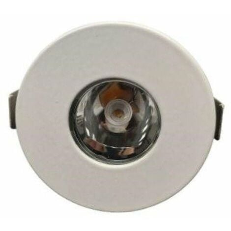 Spot Digilamp Mini spot LED encastrable 1W DC 12V Blanc Froid