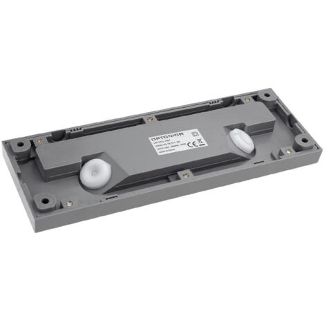 Balise LED en Saillie Rectangle 3W 220V 65° Grise IP65 pour Esca