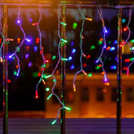 marque generique - Guirlande Rideau de Lumière 300 LEDs 3M x 3M Féériques Lumineux  LED 8 Modes Déco pour Soirée de Mariage Noël Blanc Chaud - Guirlandes  lumineuses - Rue du Commerce