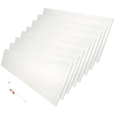 Panneau led 60x60 slim 48w blanc (pack de 6) - blanc neutre 4000k - 5500k -  silamp - La Poste