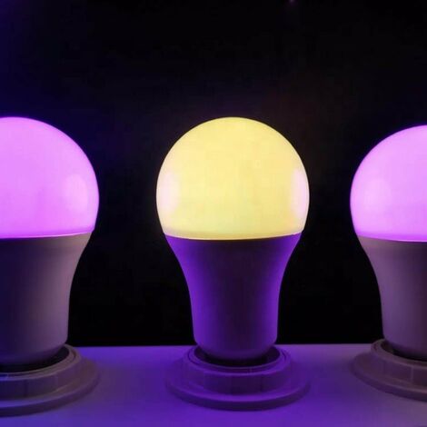 Ampoule LED Connectée WiFi E27 9W RGBW A60 - SILAMP