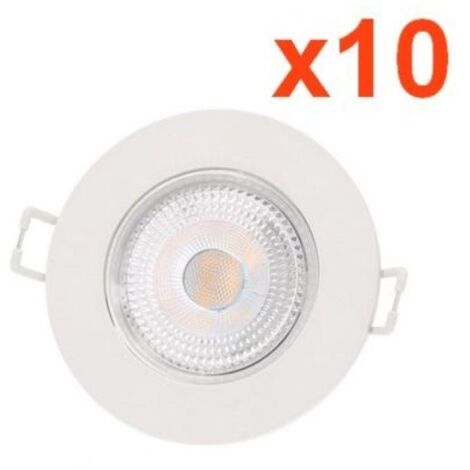 Silamp Spot LED Encastrable Connecté WiFi RGB 1.5W Orientable : :  Luminaires et Éclairage