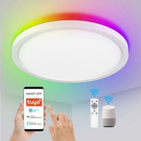 Plafonnier LED moderne SMART 20W RGB CCT smart multicolore WiFi