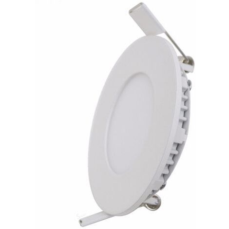 Silamp – Spot LED extra plat rond 12W – Lumière blanche froide 6000K – 1080 lumens – Angle d'éclairage 120° – IP44 pour intérieur (1/5)