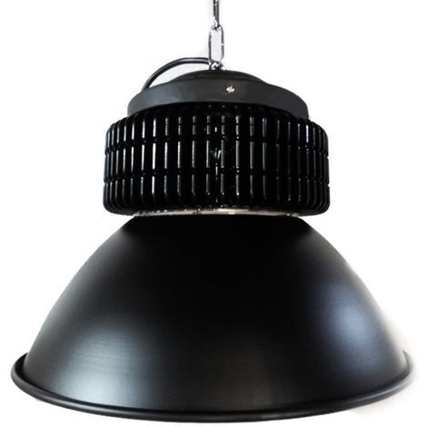 Cloche LED Industrielle 200W 120° NOIR - Blanc Neutre 4000K - 5500K - SILAMP