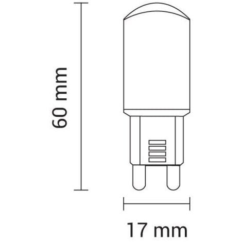 Ampoule LED G9 5W 220V SMD6630 360° - Blanc Neutre 4000K - 5500K - SILAMP