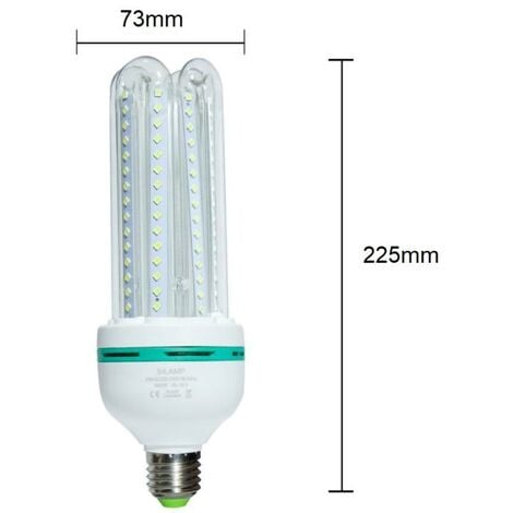 23W Ampoule LED E27 (200W Equivalent), 6000K Ampoule LED E27 Blanc