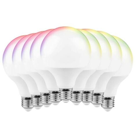 Ampoule LED Connectée WiFi E27 11W G95 RGBW (Pack de 10)