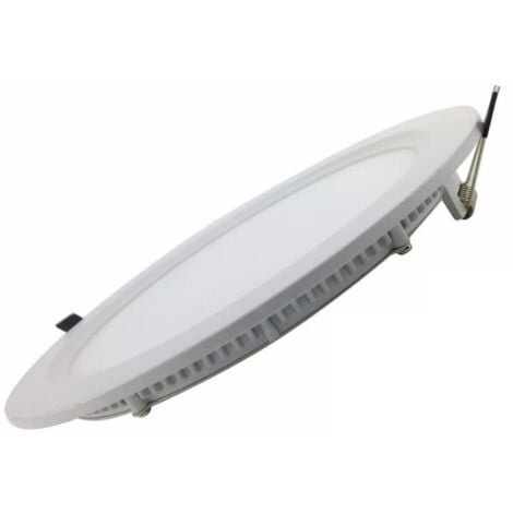 Spot LED Extra Plat Rond 24W Blanc - Blanc Neutre 4000K - 5500K - SILAMP