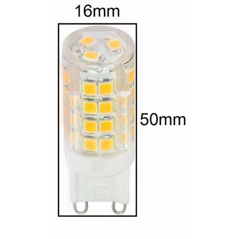 Ampoule LED G9 5W 220V SMD2835 51LED 360° - Blanc Chaud 2300K - 3500K - SILAMP