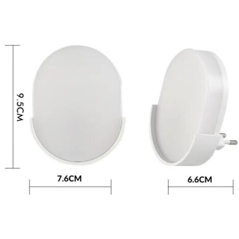 Veilleuse LED Vivanco NL 3LED Avec Détecteur De Nuit - Blanc, 0.6W