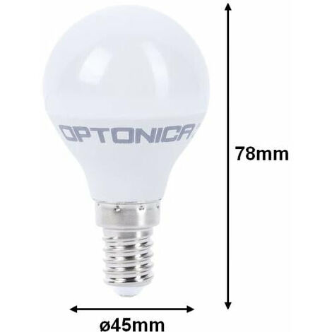 Ampoule LED E14 5.5W 220V G45 - Blanc Froid 6000K - 8000K - SILAMP