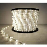 Silamp – Guirlande lumineuse de Noël 220V 50M IP44 recoupable – Blanc chaud – 1500 LEDs pour ambiance chaleureuse – Étanche pour extérieur