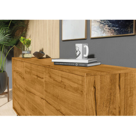 Sideboard 160cm Loft Retro Vintage Contemporary Oak TV Unit