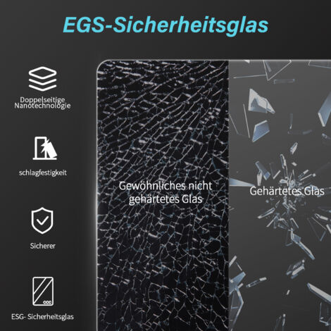 Badewannenaufsatz 140x140cm Duschabtrennung Duschwand für Badewanne 3-teilig Faltbar Gestreift Glas Badewannen 5mm EGS Sicherheitsglas, Streifenmuster Duschtrennwand Trennwand Badewannenwand