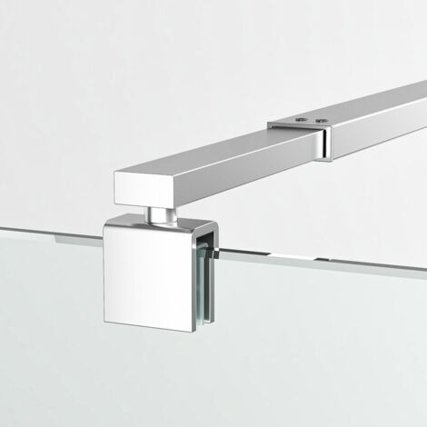 Haltestange Duschwand Haltestange für Duschwände Stabilisierungsstange Haltestange Stabilisator für Glasdicke 8-10 mm Dusche Duschwand Duschabtrennung Edelstahl 73-120cm, 1 Stück