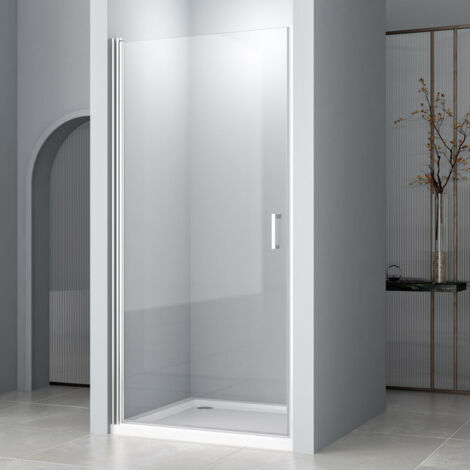 Duschtüren 75cm Pendeltür Nischentür Schwingtür Duschkabine 6mm NANO ESG Sicherheitsglas Duschabtrennung Dusche Duschwand Höhe 195cm