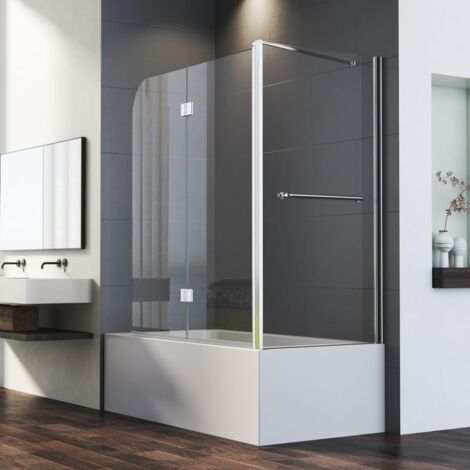 Duschwand Fur Badewanne Mit Seitenwand
