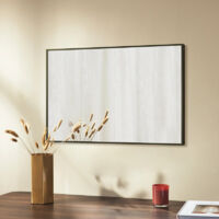 Spiegel Schwarz 50x70cm Spiegel mit Rahmen Wandspiegel Schwarz Badspiegel Badezimmerspiegel