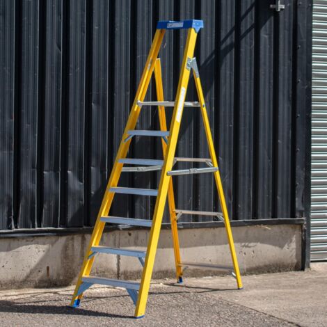 7 Step Platform Fibreglass Step Ladder