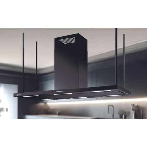 CAPPA ELEA CENTRALE cm146x60 camino centrale - Nera - 800 m3/h