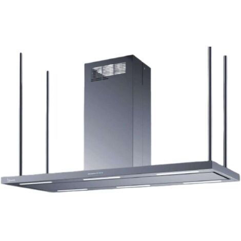 CAPPA ELEA CENTRALE cm176x60 camino centrale - Inox - 900 m3/h