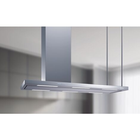 CAPPA ELEA ISOLA cm 176x60 camino sinistra - Inox - 900 m3/h