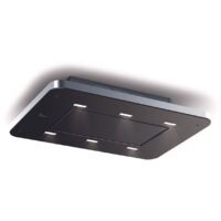 CAPPA STIVIA FREE cm 90 - Inox, Nero - 900 m3/h