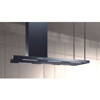 CAPPA ELEA ISOLA cm146x60 camino Sinistra - Nera - 800 m3/h