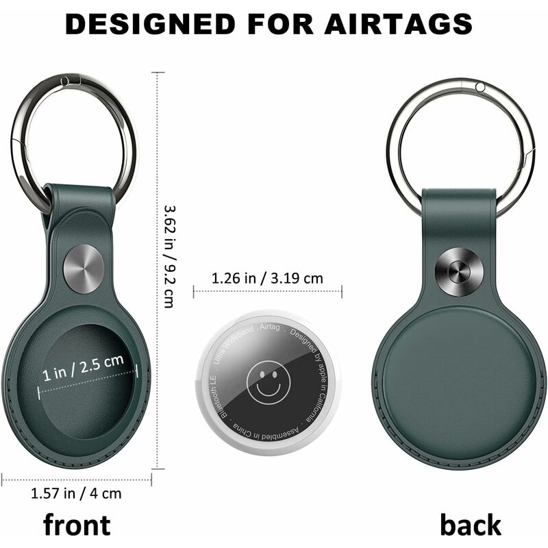 Étui Airtag étanche pour porte-clés Apple, porte-clés, porte-clés,  anti-perte, porte-clés