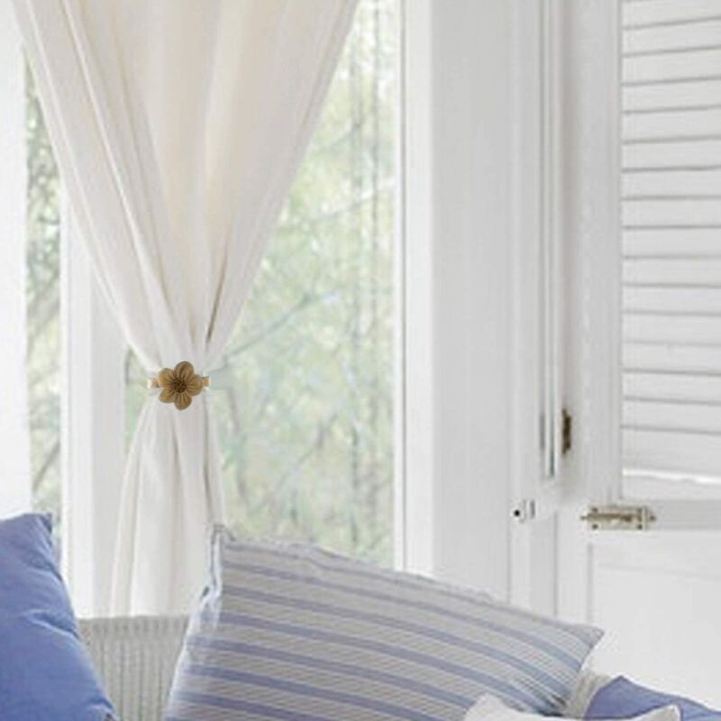 JJ. Accessoires Lot De 2 Embrasses Magnétiques Pour Rideaux - Style