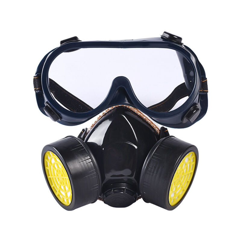 Masque à gaz de fumée Résine époxy Respirateur de protection Peinture  Soudage Sécurité Gaz chimiques Bidons Filtre anti-poussière Lieu de travail