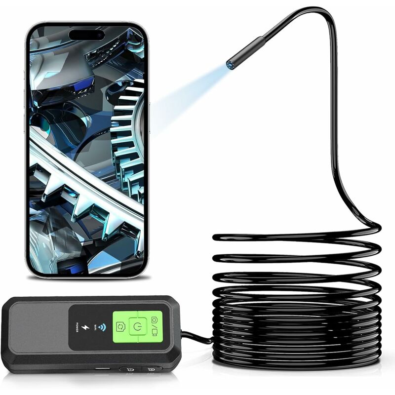 Caméra endoscope avec lumière pour iPhone USB-C Caméra d