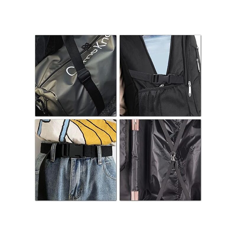 Porte-Documents 2 Compartiments Cuir PU – Imperméable, Extensible A4, Organiseur Business & Étudiant
