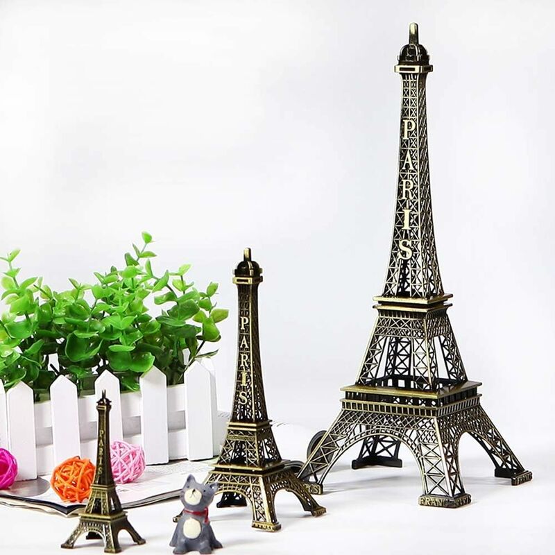 1 pièce Décoration métallique créatif design tour Eiffel pour bureau, Mode  en ligne